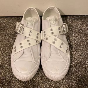 All white converse